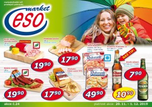 akční leták ESO MARKET 20.11.2019-1.12.2019
