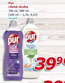 Prostředek na nádobí Pur