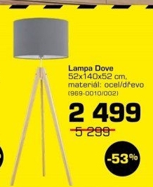 Stojací lampa Dove