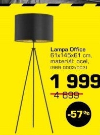 Stojací lampa Office