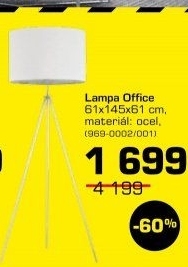 Stojací lampa Office