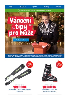 akční leták Sportisimo 19.11.2019-24.11.2019