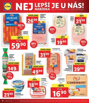 akční leták Lidl 25.11.2019-28.11.2019