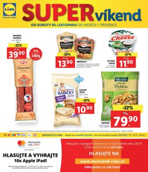 akční leták Lidl 25.11.2019-28.11.2019