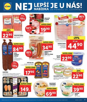 akční leták Lidl 25.11.2019-28.11.2019