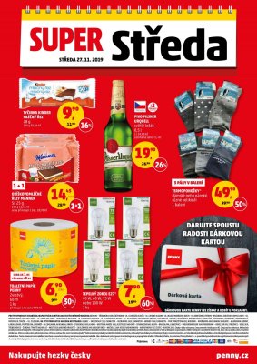 akční leták Penny Market 25.11.2019-27.11.2019