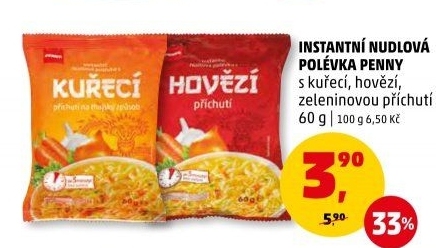 Instantní polévka nudlová Penny