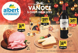 akční leták Albert 27.11.2019-31.12.2019