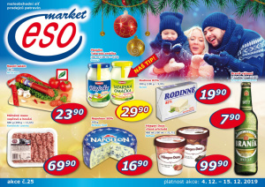 akční leták ESO MARKET 4.12.2019-15.12.2019