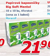 Papírové kapesníčky 3vrstvé Big Soft