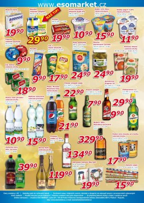 akční leták ESO MARKET 4.12.2019-15.12.2019