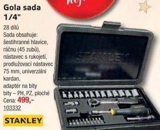 Sada nářadí Gola Stanley