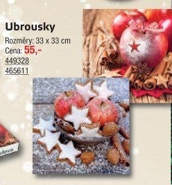 Ubrousky papírové vánoční