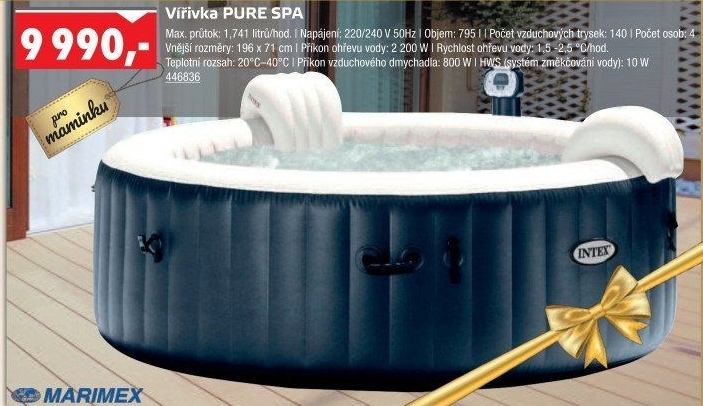 Vířivý bazén Pure Spa Bubble Intex