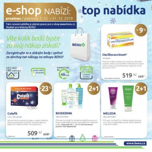 akční leták BENU Lékárna 1.12.2019-31.12.2019