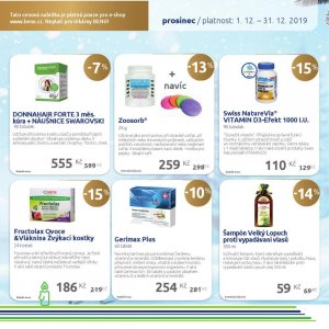 akční leták BENU Lékárna 1.12.2019-31.12.2019