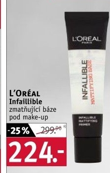 Báze pod make up zmatňující Infaillible L'