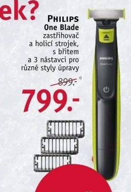 Holící strojek One Blade Philips - ROSSMANN drogerie akcniletaky.com