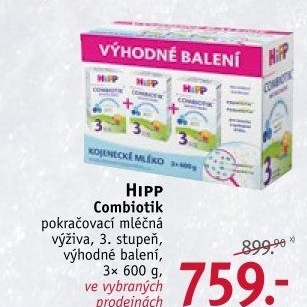 Kojenecké mléko Combiotik Hipp