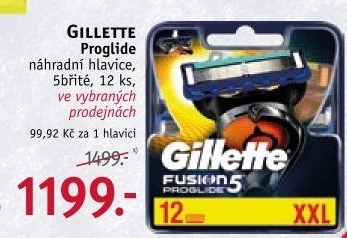 Náhradní hlavice pánské Proglide Fusion Gillette