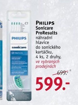 Náhradní zubní kartáčky Pro Results Sonicare Philips