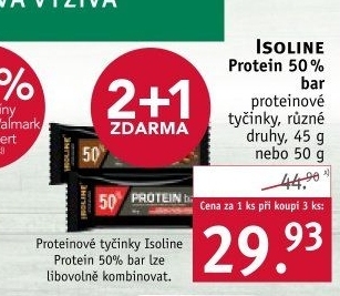 Proteinová tyčinka Isoline