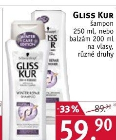 Šampon Gliss Kur Schwarzkopf