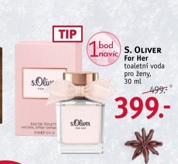 Toaletní voda dámská For Her s.Oliver