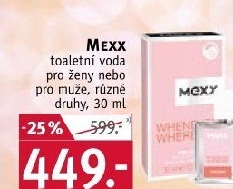 Toaletní voda dámská Mexx