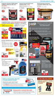 akční leták Barvy a laky drogerie 3.12.2019-22.12.2019
