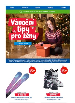 akční leták Sportisimo 3.12.2019-8.12.2019