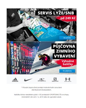 akční leták Sportisimo 8.12.2019-13.12.2019