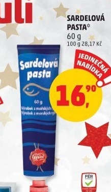 Pasta sardelová Rybex