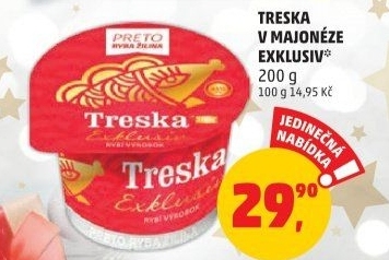 Treska v majonéze exclusive Preto Ryba Žilina