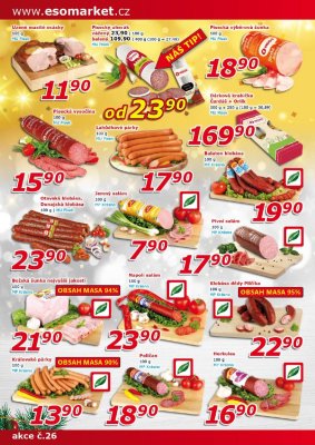 akční leták ESO MARKET 18.12.2019-31.12.2019