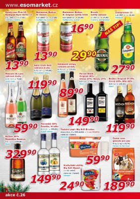 akční leták ESO MARKET 18.12.2019-31.12.2019