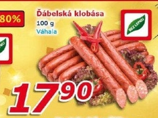 Ďábelská klobása Váhala