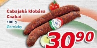 Klobása Csabai Gornický