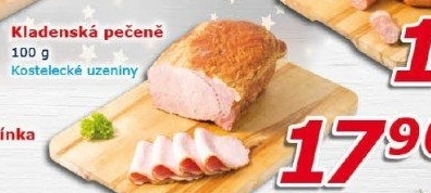 Pečeně kladenská Kostelecké uzeniny