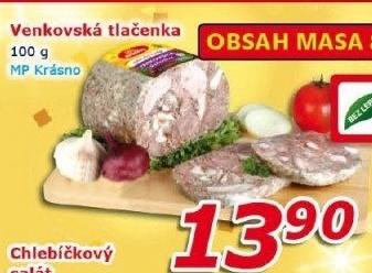 Tlačenka venkovská Krásno