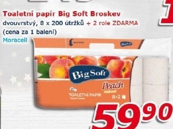 Toaletní papír 2vrstvý Big Soft