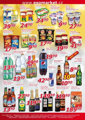 akční leták ESO MARKET 18.12.2019-31.12.2019