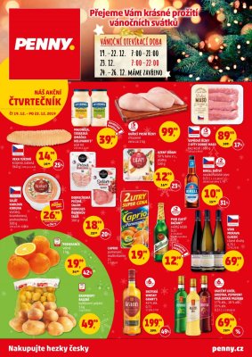 akční leták Penny Market 19.12.2019-23.12.2019