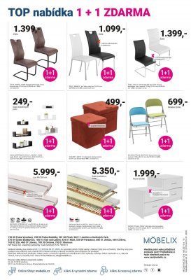 akční leták Möbelix 22.12.2019-5.1.2020