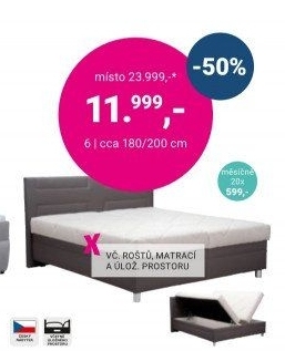 ČALOUNĚNÁ POSTEL „DIANA“