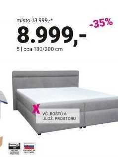 ČALOUNĚNÁ POSTEL „REDA“