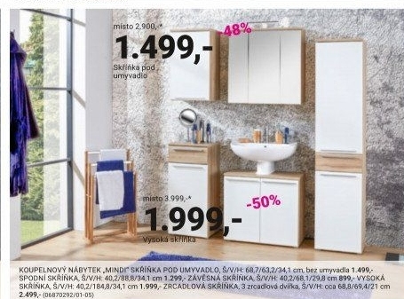 KOUPELNOVÝ NÁBYTEK „MINDI“