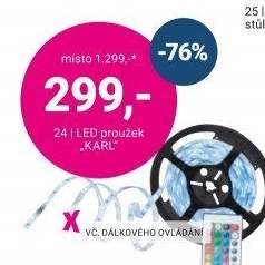LED PROUŽEK „KARL“