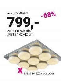 LED STROPNÍ SVÍTIDLO „PETE“