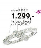 LED ZÁVĚSNÉ SVÍTIDLO „FORLI“